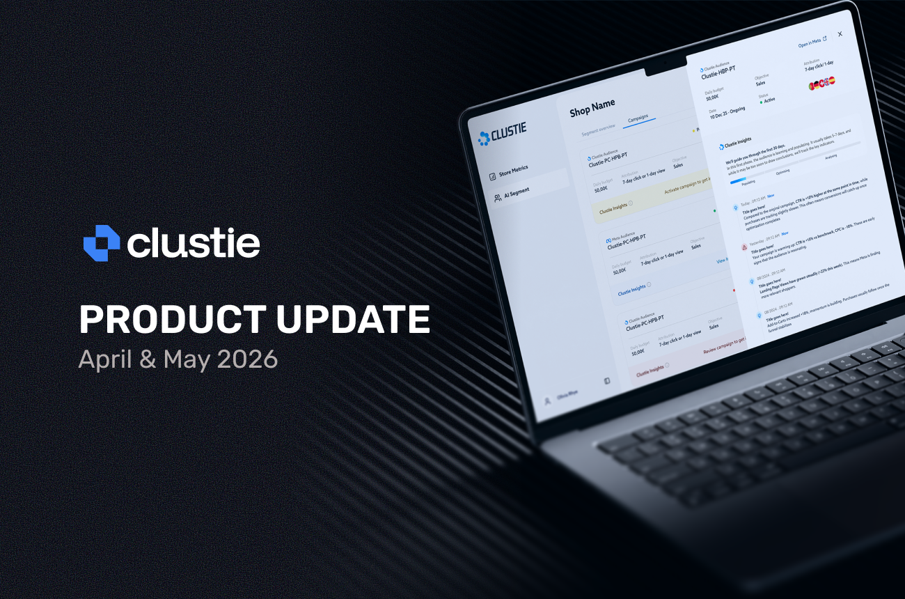 Building Clustie | April & May 2026